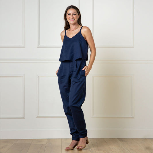 Faux Top Jumpsuit