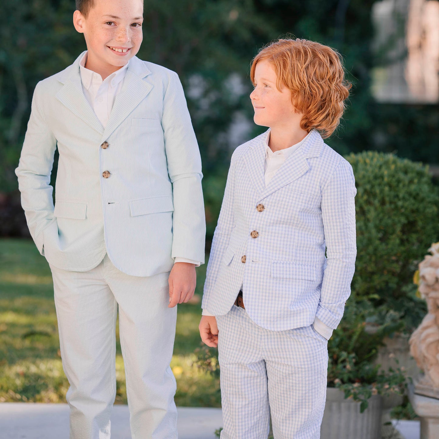 Organic Seersucker Suit Jacket