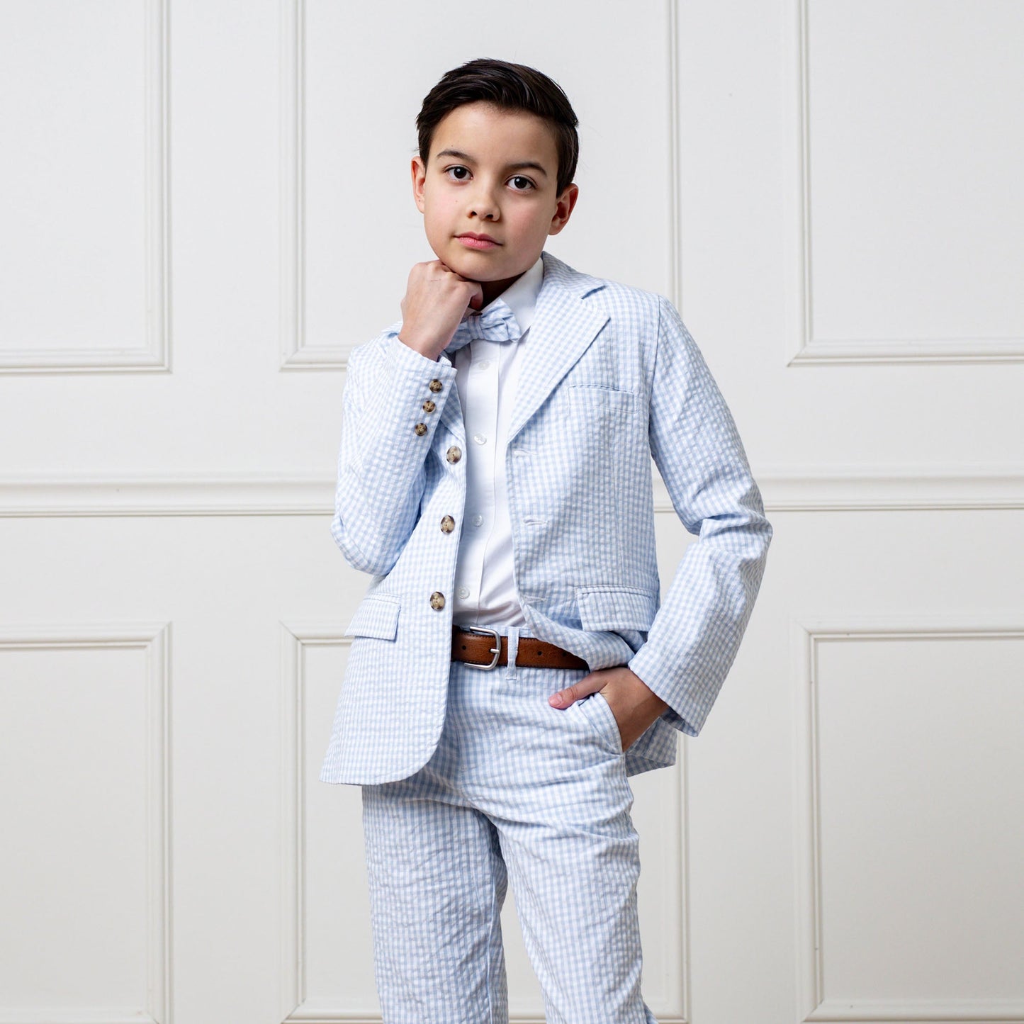 Organic Seersucker Suit Jacket