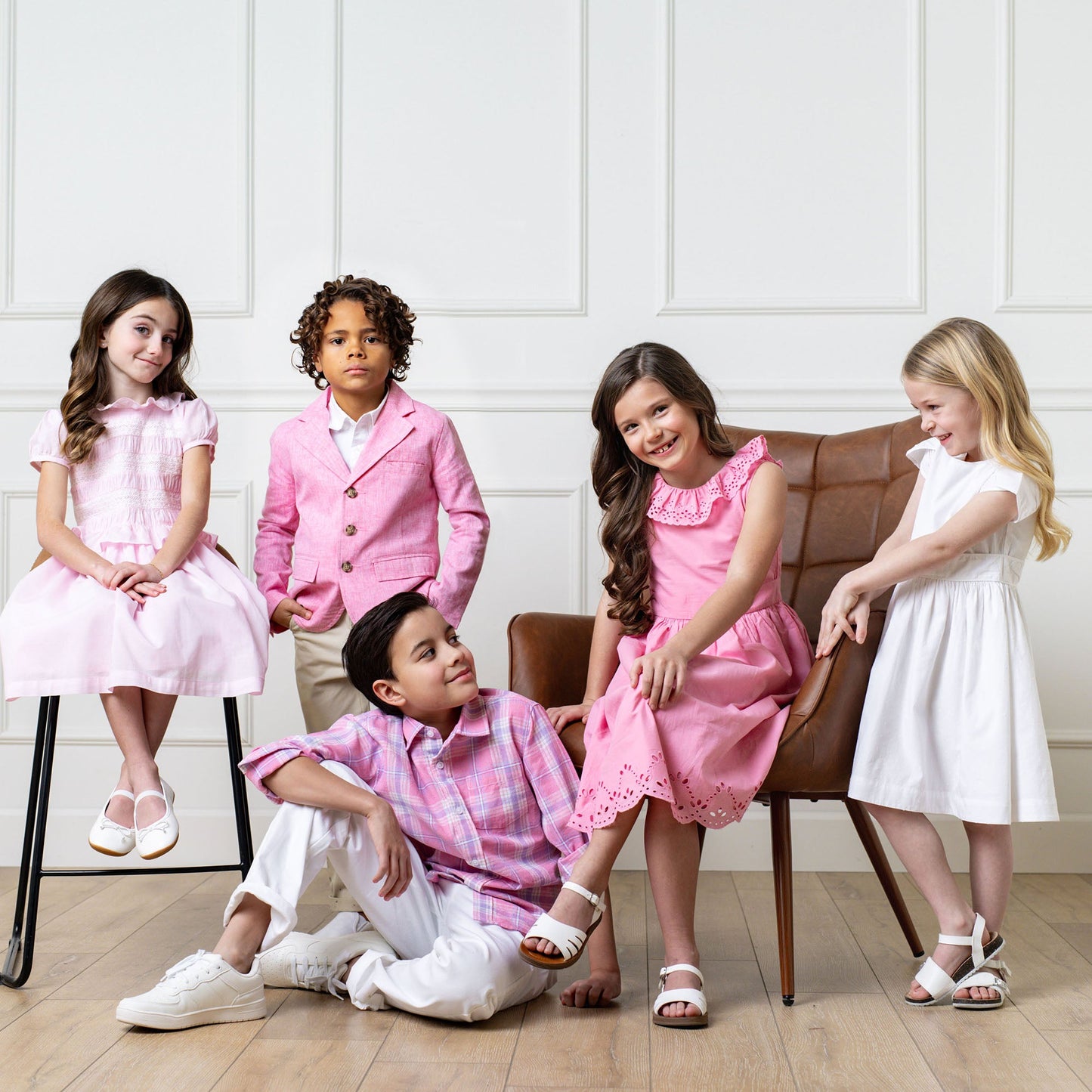 Organic Ruffle Collar Party Dress