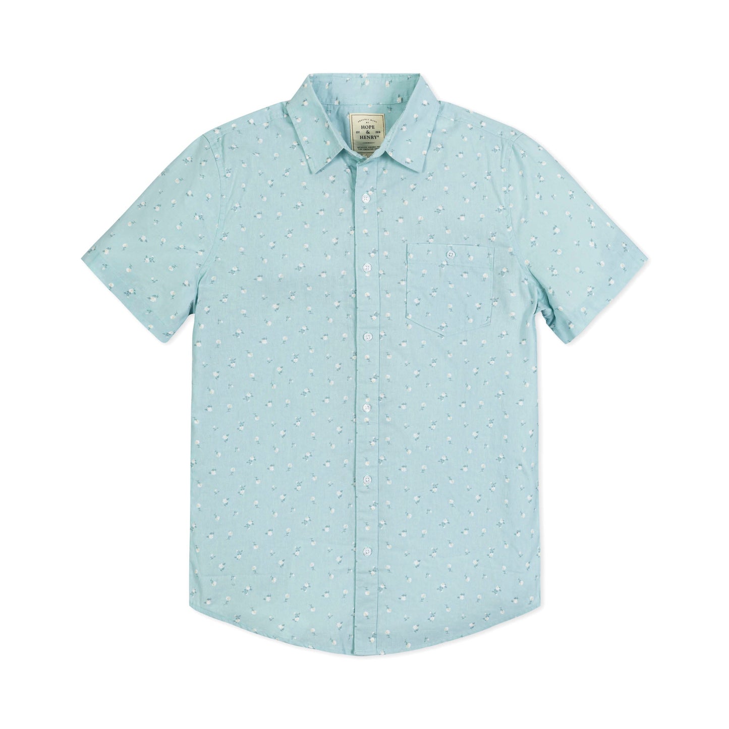 Linen Short Sleeve Button Down Shirt