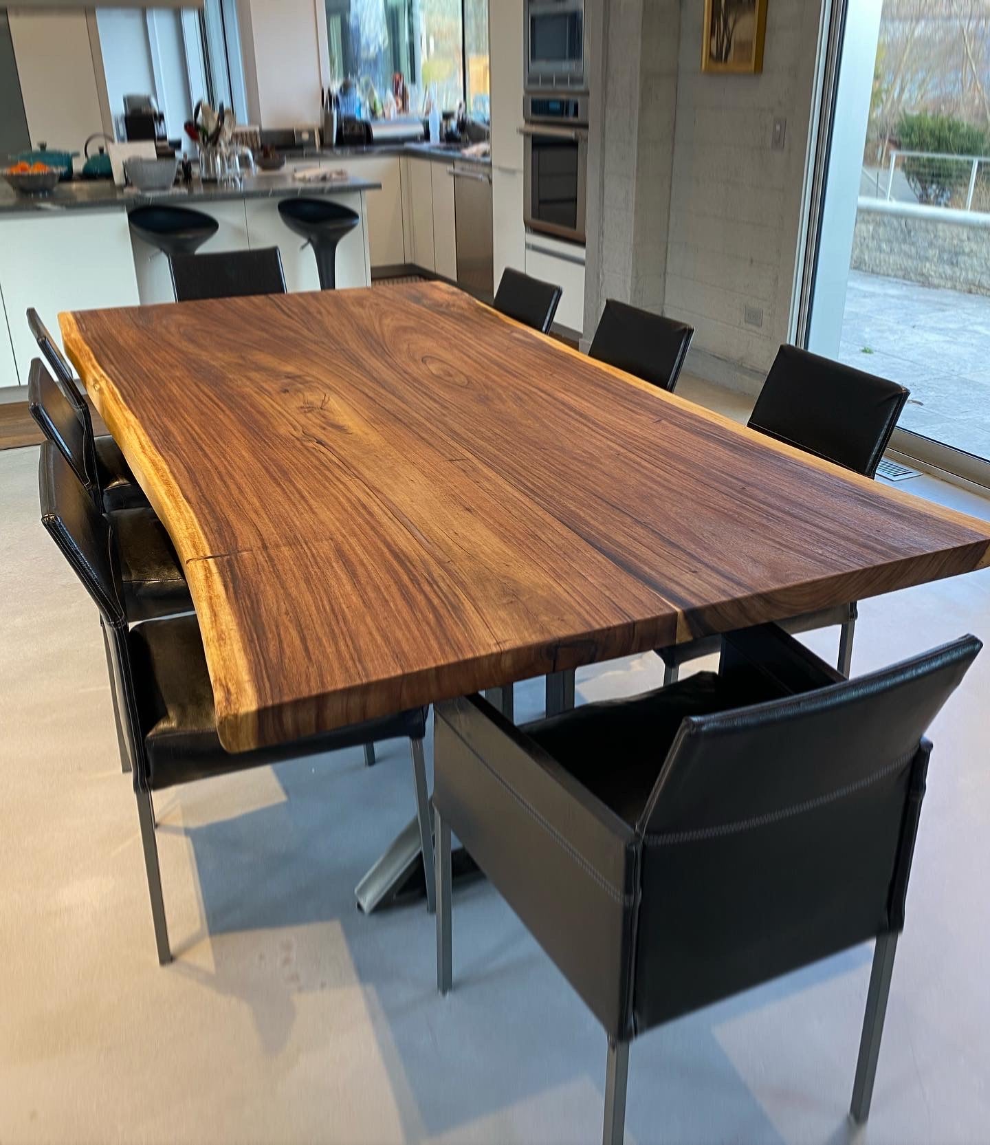 Live Edge Bookmatch Acacia Dining Table