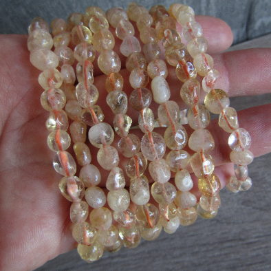 Gemstone Nugget Bracelet: Citrine