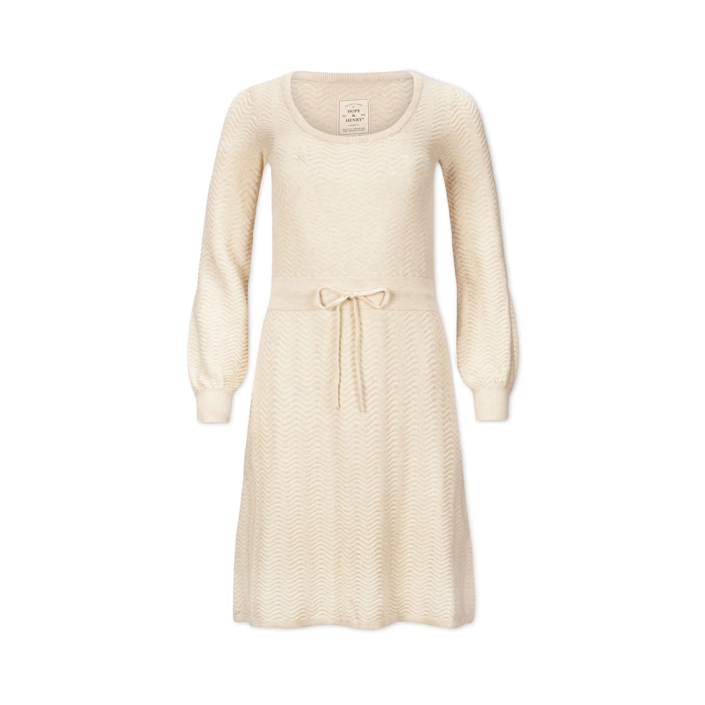 Balloon Sleeve Sweater Dress