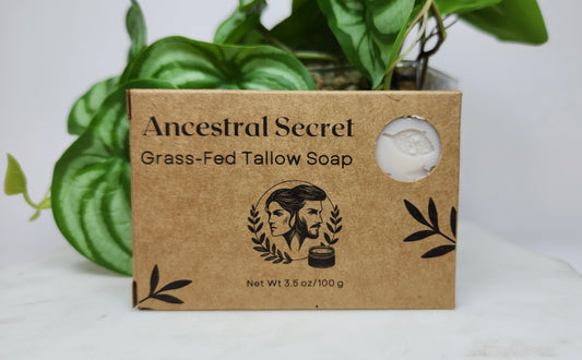 100% Natural Tallow Soap, Ideal for All Skin Types