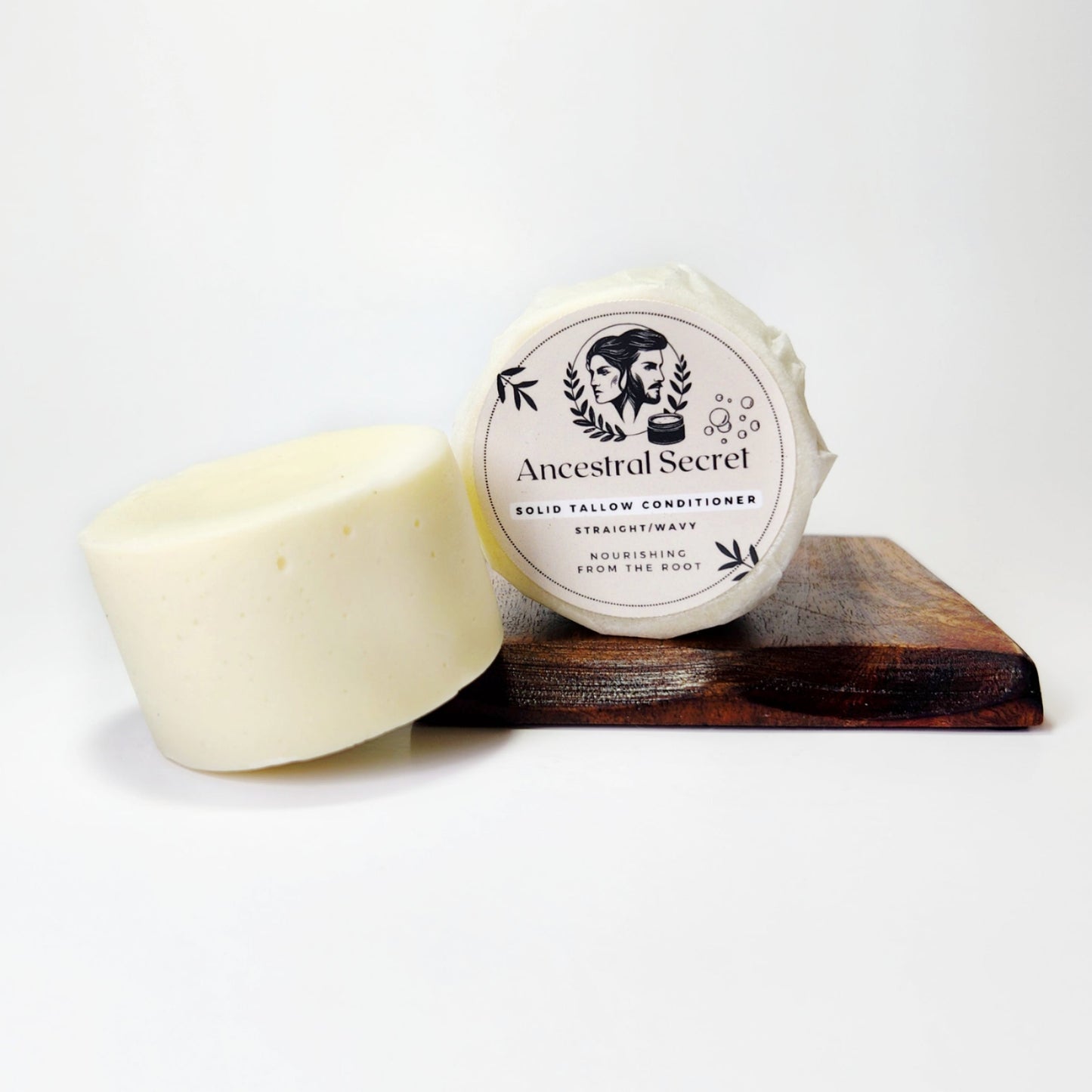 Tallow Conditioner Bar –  Straight & Wavy hair