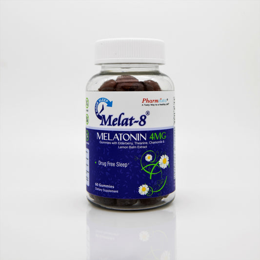 Sleep Plus Gummies - Melatonin 4mg, Elderberry, Theanine, Chamomile and Lemon Balm for Sleep Support - 60 Count