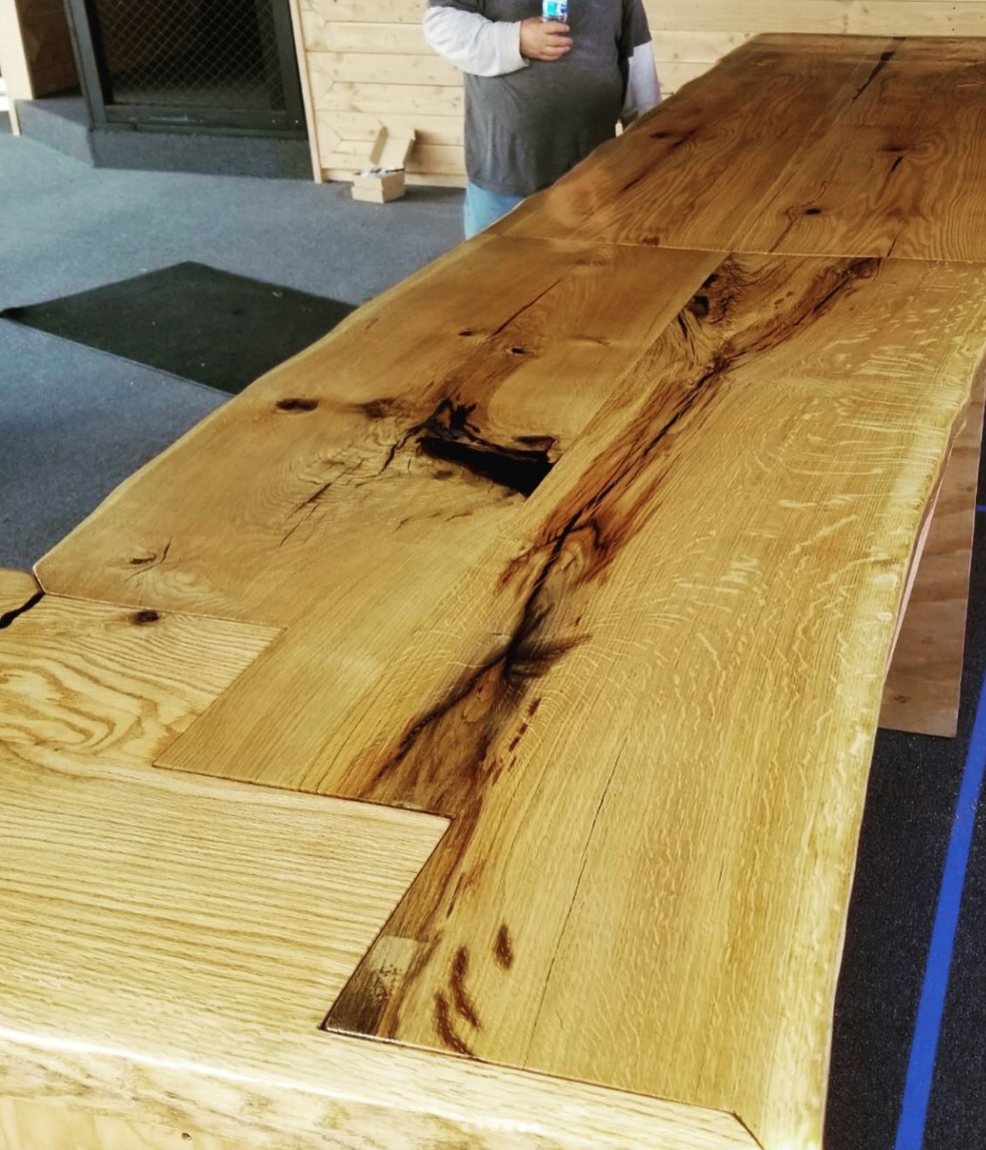 Live Edge White Oak Countertop