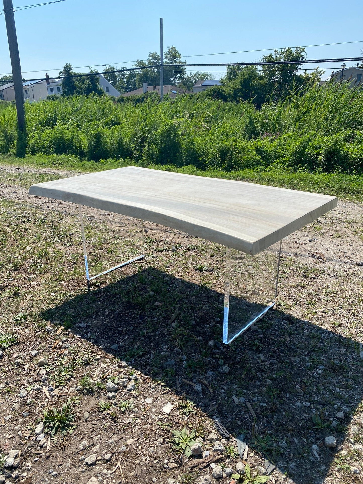 Live Edge Acacia Single Slab Table