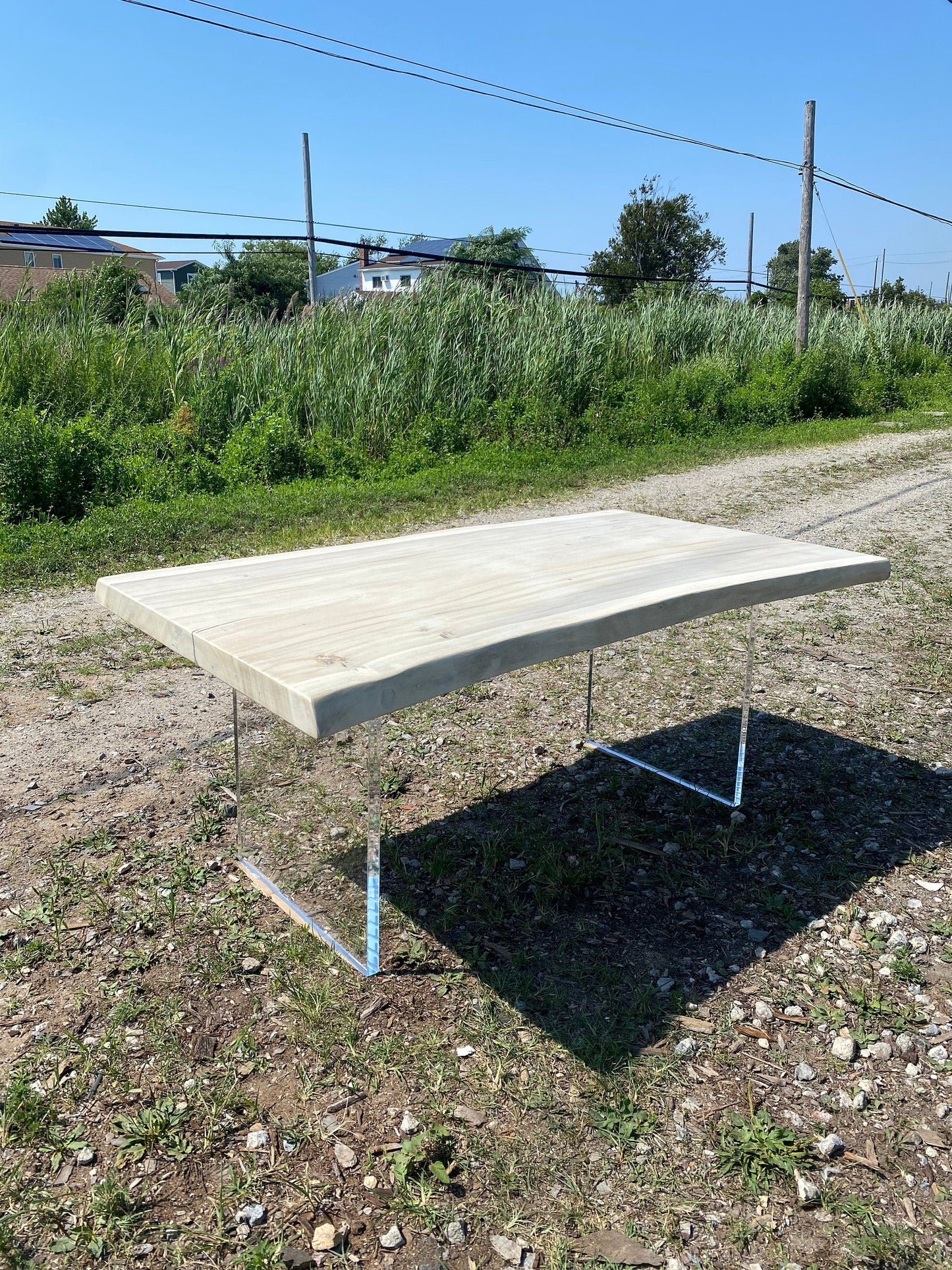 Live Edge Acacia Single Slab Table