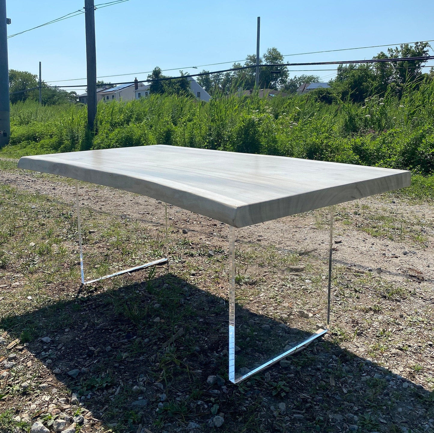 Live Edge Acacia Single Slab Table