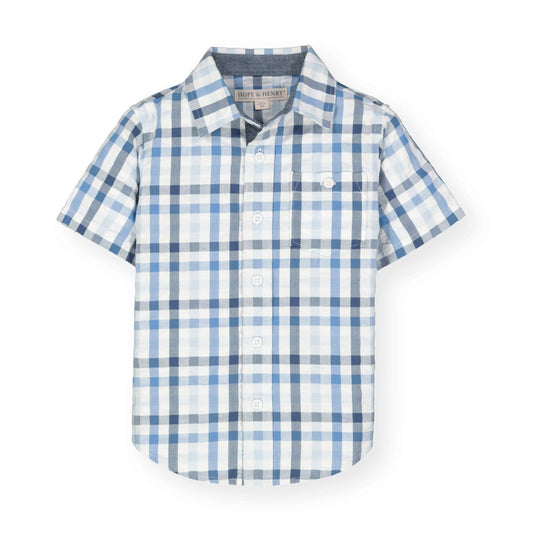 Seersucker Short Sleeve Shirt